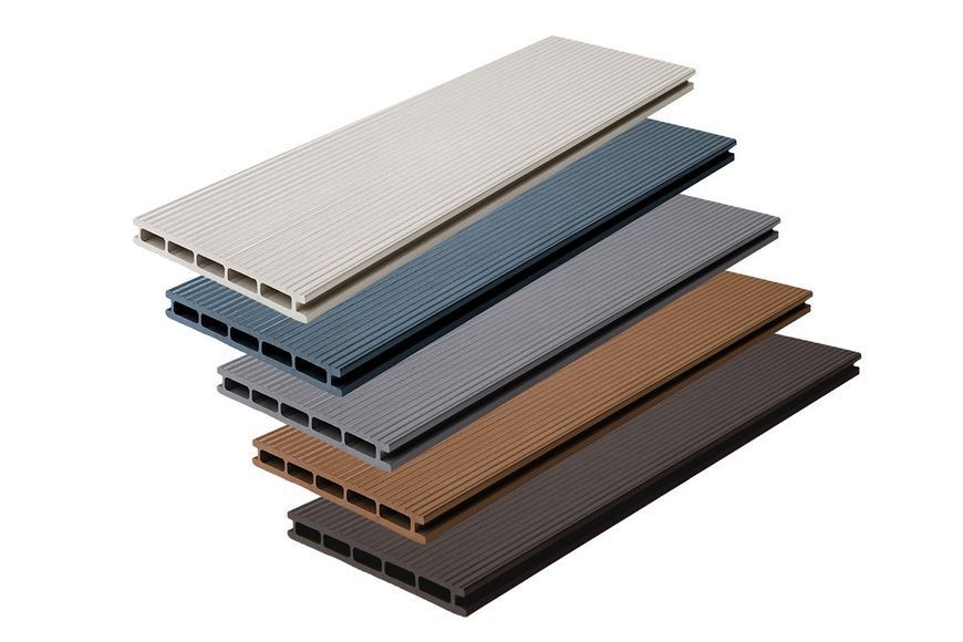 Террасная доска POLYROOT Series L 155x18x2400 мм Anthracite 230120252 фото