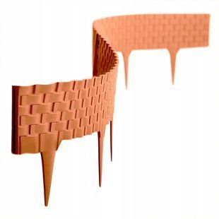 Палисад садовий Rattan Palisade 2,4 м, терракот (Польша) 1391570000002 фото
