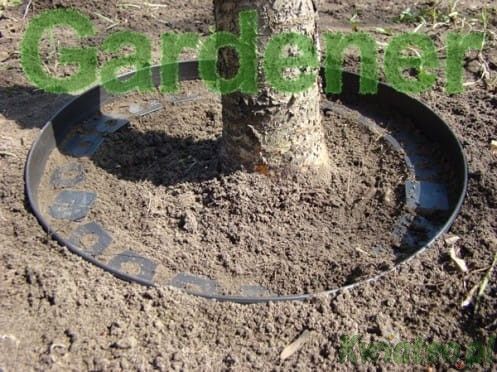 Садовий бордюр універсальний Gardener 4 см (10 м + 20 анкерів), коричневий 1820322202 фото