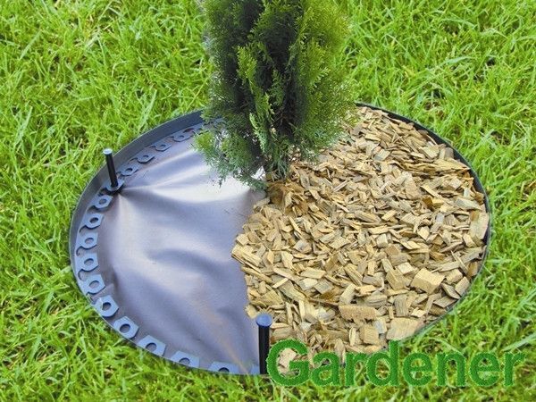 Садовий бордюр універсальний Gardener 5,5 см (10 м + 20 анкерів) 1820323432 фото
