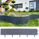 Декоративний парканчик Еко-Палісад 17 см, графітовий 1530991713 фото 1