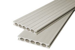 Терасна дошка POLYROOT Series S 160х25х2400 мм Light Grey Brush 2301202516 фото