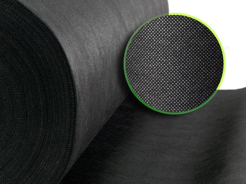 Агроволокно чорне Greentex 50 г/кв. м. 0,8 х 100 8194400000011 фото