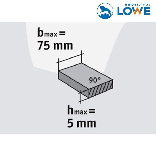 Промислові ножиці з важелем і упорами для рейок Lowe / Льове 3306 / HU (Німеччина) 3306 / HU фото