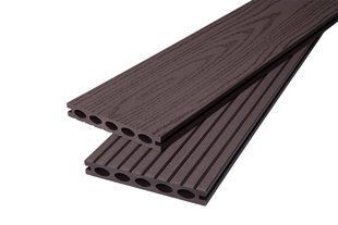 Терасна дошка POLYROOT Series M 150х21х2400 мм Chocolate Brush 2301202530 фото