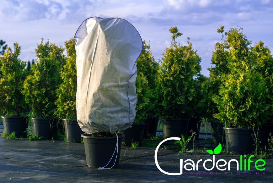 Чохол для укриття рослин 120х80 "Купол" зі стопером Gardenlife 1274001941 фото