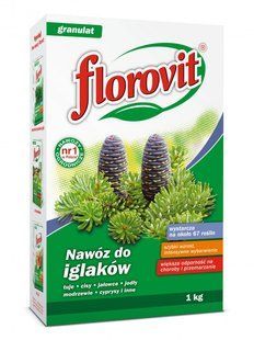 Удобрение для хвойных растений Florovit 1 кг (Польша) 1319930000004 фото
