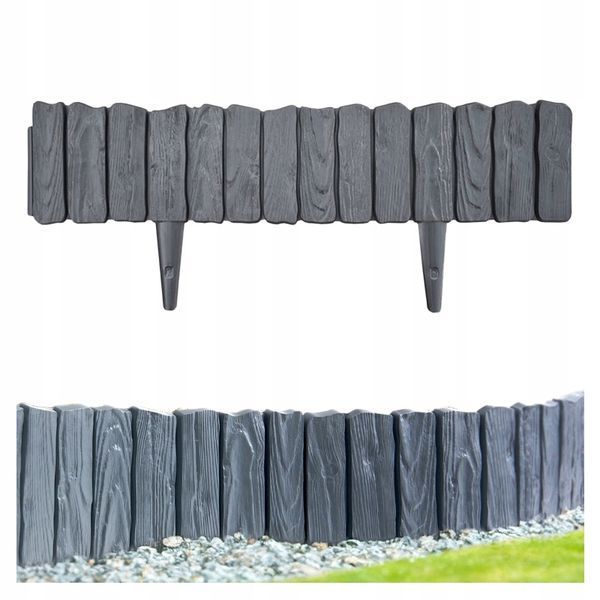 Палисад Wood Palisade 0,58 м, графит (Польша) 1483270000014-секція фото