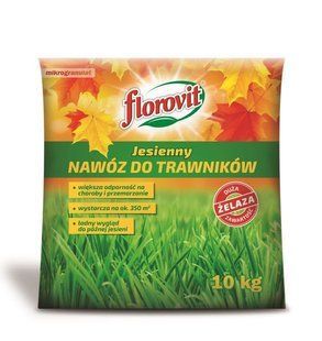 Осеннее удобрение для газона Florovit 10 кг (Польша) 1931412029 фото