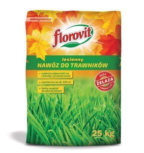 Осеннее удобрение для газона Florovit 25 кг (Польша) 1931432663 фото