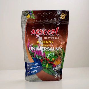 Осіннє добриво універсальне Agrecol Hortifoska, 3 кг (Польща) 1950154358 фото