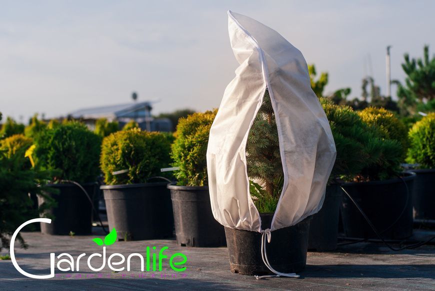 Чохол для укриття рослин 140х120 "Конус" з замком Gardenlife 1277027192 фото