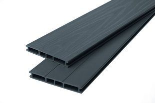 Фасадна дошка (парканна) POLYROOT Series F 145х18х2400 мм Anthracite 240120252 фото