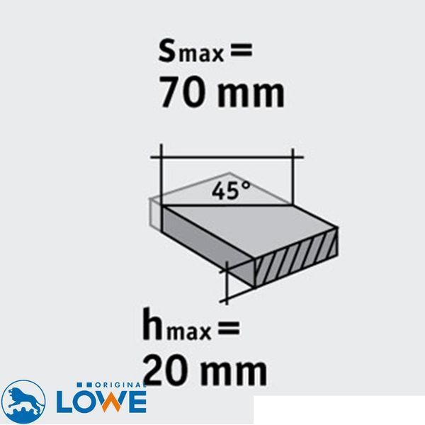 Промислові ножиці для косого різання Original Lowe / Льове 3304 (Німеччина) 3304 фото