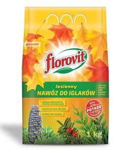 Осеннее удобрение для хвойных Florovit 1 кг (Польша) 1405250000012 фото
