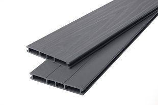 Фасадна дошка (парканна) POLYROOT Series F 145х18х2400 мм Graphite 240120253 фото